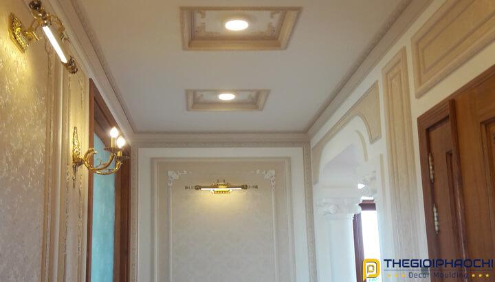 Mẫu Công Trình Thực Tế Sử Dụng Phào Chỉ Trần Nhựa Hàn Quốc